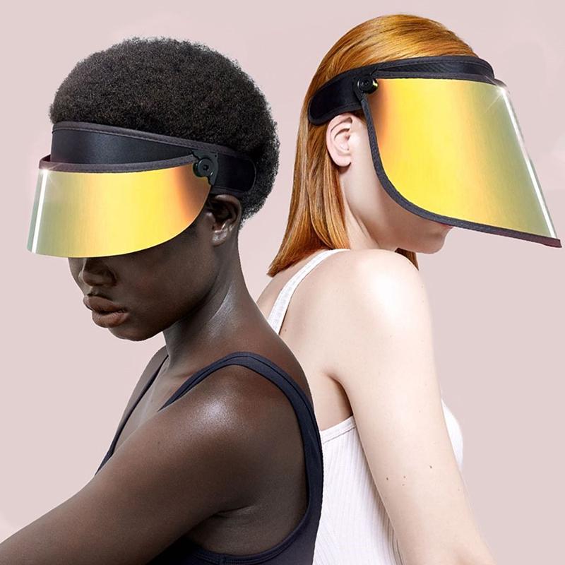 

Hot Selling UV Protection Faceshiled Visor Caps with Good Quality, Silver