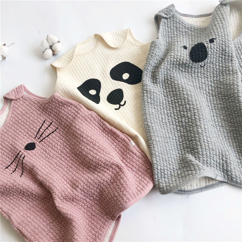 

2021 New Soft Cotton Comfortable Cartoon Sleep Bags Infant Newborn Baby Boys Sleeping Bag Bedding Sacks Sleepsacks with Snap Closure U7aj, Pink