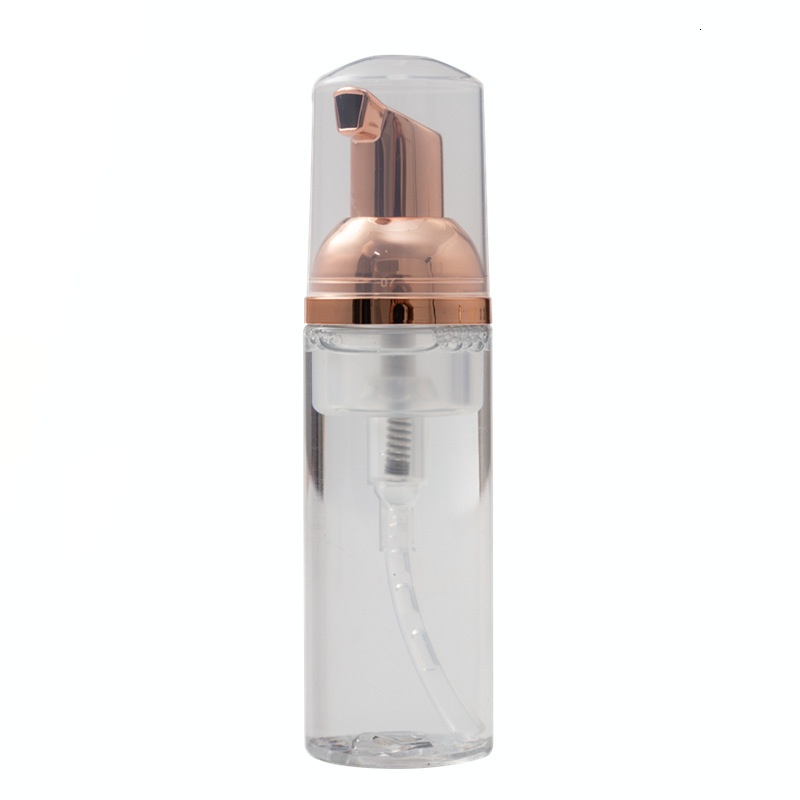 

Dispenser 30ml Foaming 50ml 60ml Mousse Soap Bottle High-end electroplated pump head cosmetic packaging products factory price