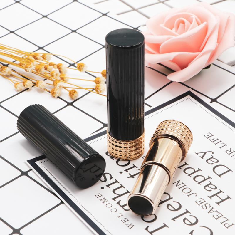 

10/30pcs 12.1mm Black Cosmetic Lip Rouge Containers Makeup Gold Empty Lipstick Lip Tube Tools Concealer Bottles Accessories1