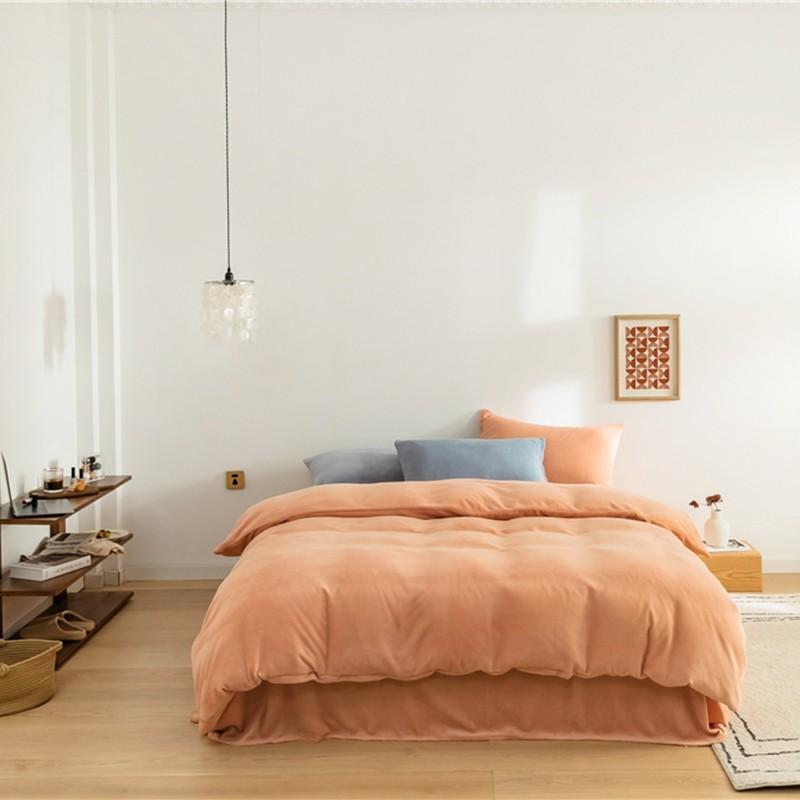 

Velvet Flannel Super Soft Duvet Cover Set 4/6Pcs  Queen King Zipper Comforter Cover Bedding set Bed Sheet Pillowcases, White