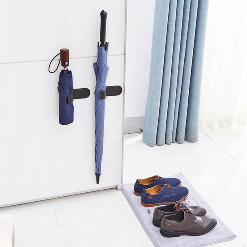 

1Pc Paste Umbrella Fixed Frame Multi - Functional Home Storage Rack Vehicle Supplies Car Small Hook Plastic Portable