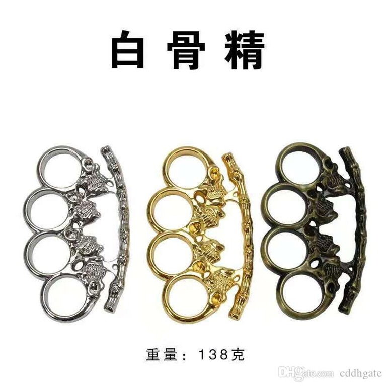 

Iron Town crisis four rings self defense weapon tiger hand glove buckle children support ring fist boxing defense spare parts 69