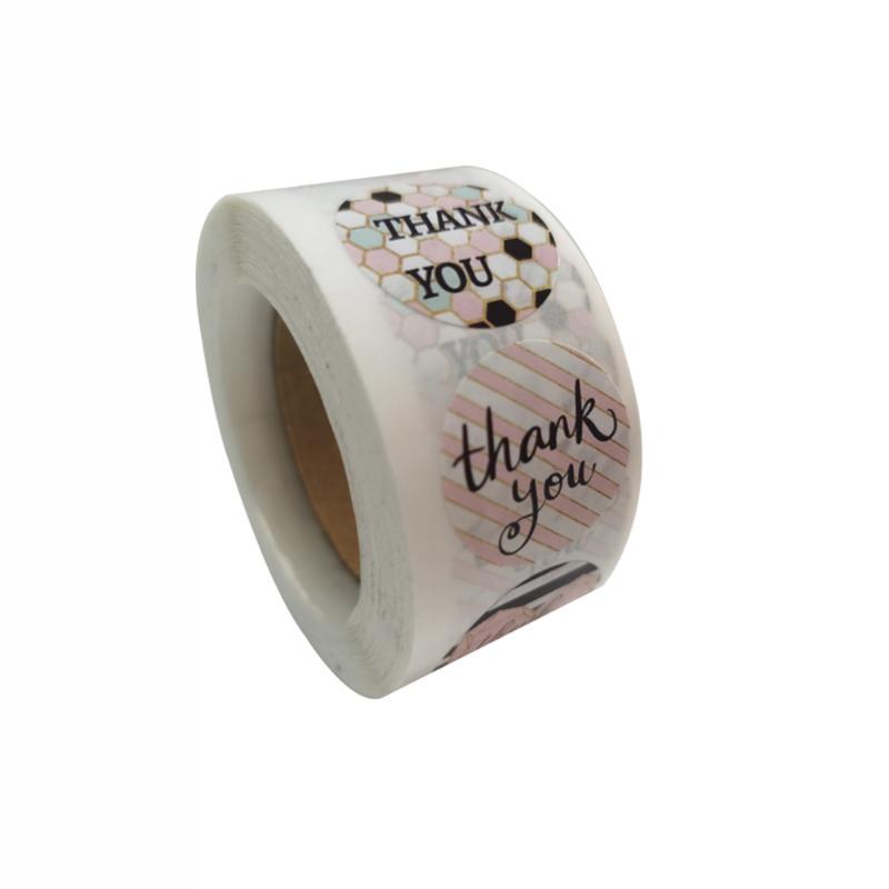 

New Product 1 Inch Sticker Label Wholesale Thank You Sticker On Gift Or Event