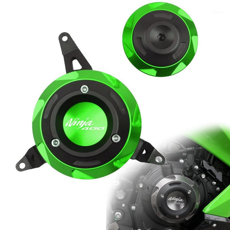

Hot Green For Ninja 400 2020 2020 Motorcycle CNC Engine Crash Protector Slider Stator Case Guard Anti Pad Ninja4001