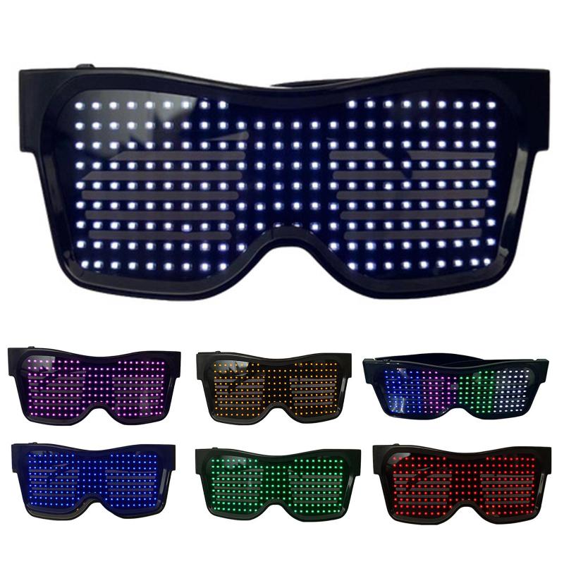 

Electronic Bluetooth Luminous Glasses with LED Light Birthday Party Club Props