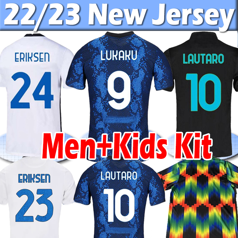 

2021 2022 DZEKO LAUTARO LUKAKU Home Away soccer jerseys J. CORREA Calhanoglu Campioni jersey 21/22 VIDAL BARELLA MEN Kids kit training football shirts, 21 22 3rd patch
