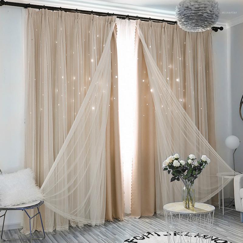 

Gauze Curtains Sets for Living Room Lace Sweet Home Deco Ins Princess Curtains for Girls Bedroom Comfortable Soft Custom Made1, Sky blue