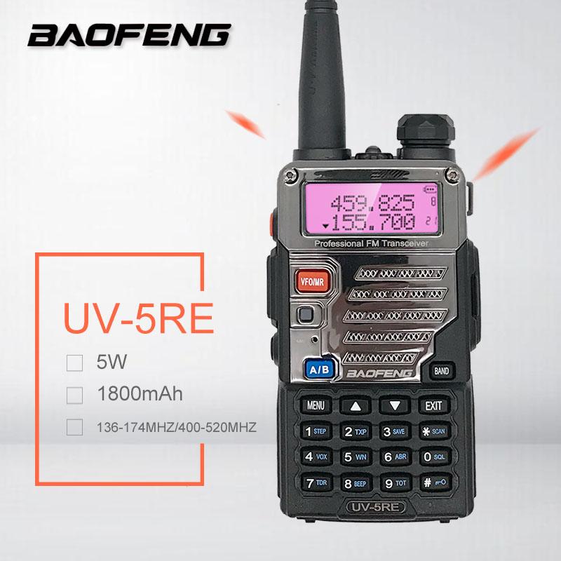 

Baofeng UV-5RE Walkie Talkie VHF UHF Ham CB Radio Amador HF Transceiver Scanner Radio Station PMR446 Updated UV-5R Woki Toki VOX