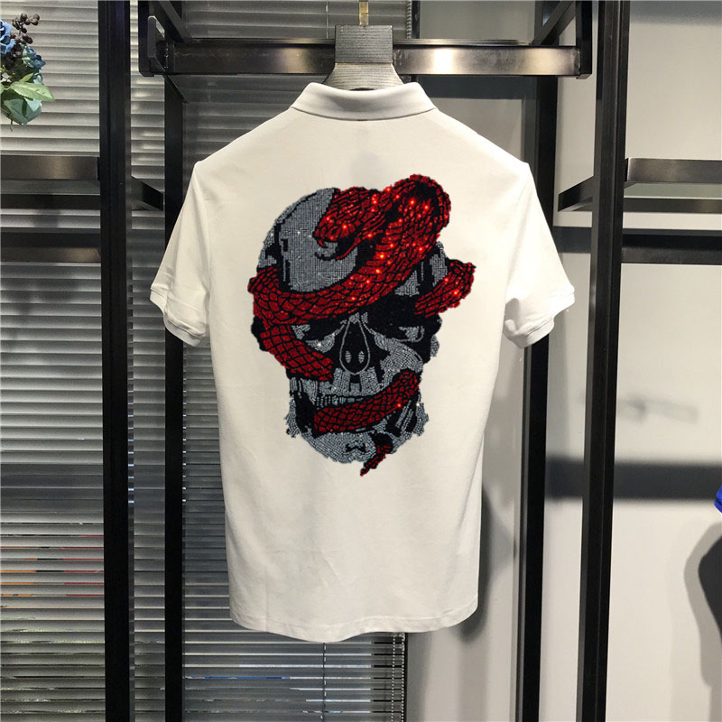 

top quality cotton shirts hot drill design summer new 3 color fashion shirts comfort mens shortsleeved tees 03, White