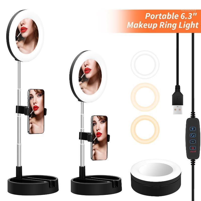 

2020 LED Video Ring Light with Stand Phone Holder Ringlight Tripod Stand for Youtube Makeup Video Photography Ring Fill Light1