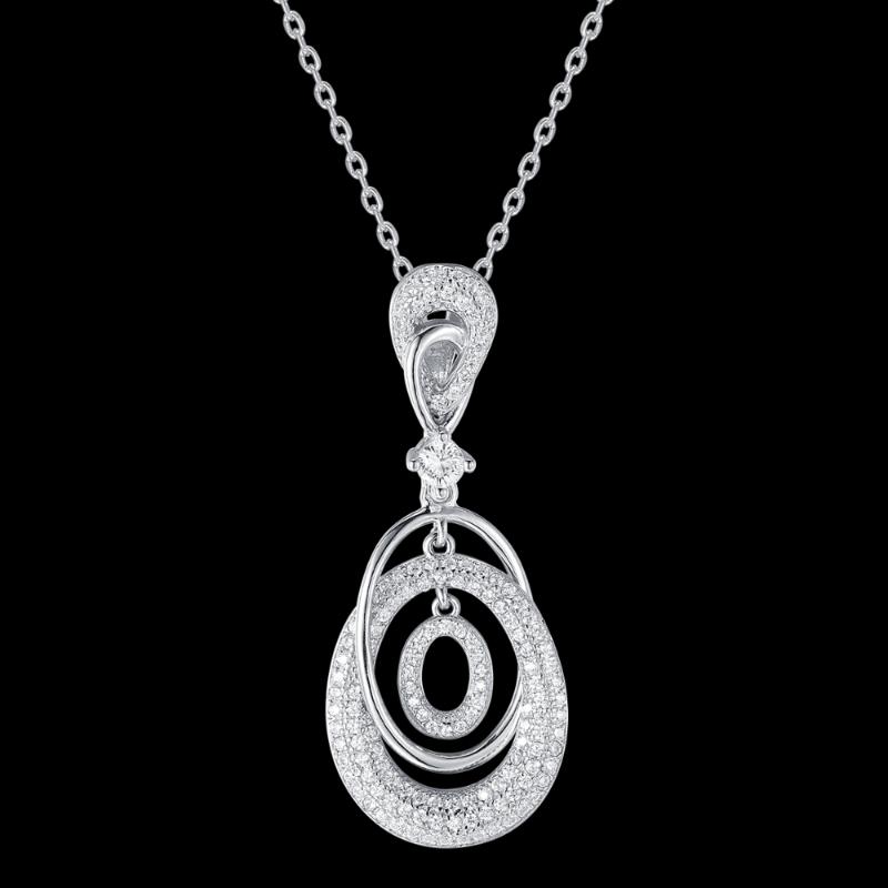 

Fahmi 2020 New Popular 100% 925 Sterling Silver Necklace1-7 High Quality Original Jewellery For Women Party Wedding Gift