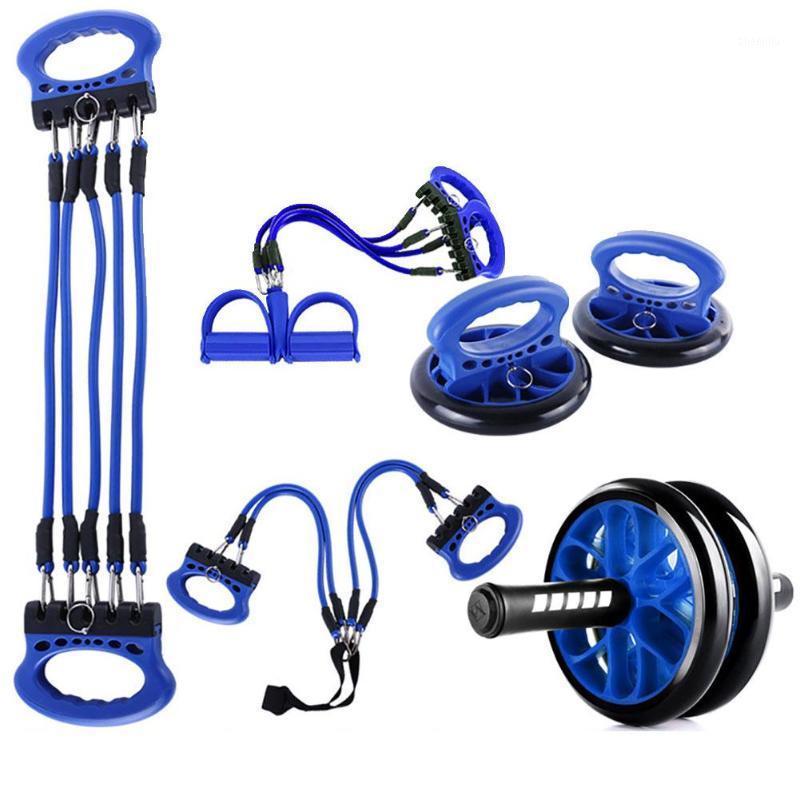 

5-in-1 Abdominal Roller Wheel Push-UP Support Rack Gym Fitness Equipment Kit1