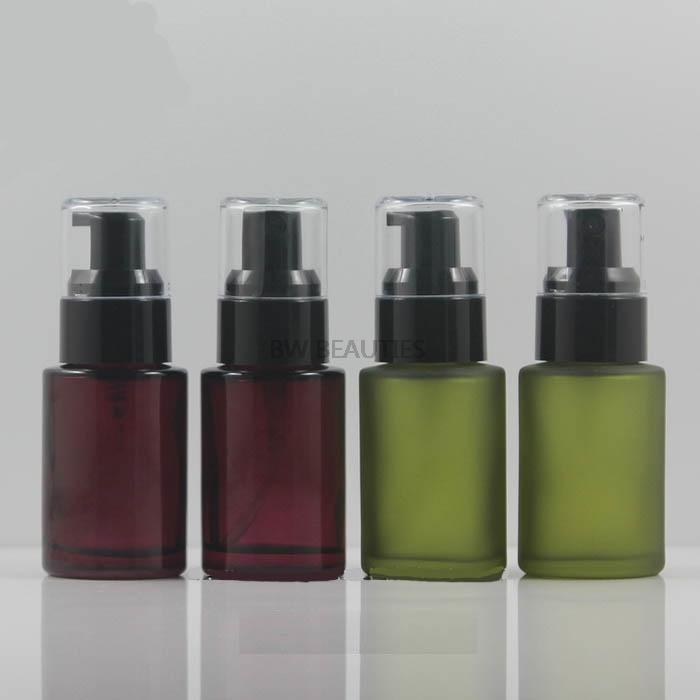 

30ml Green Red Empty Perfume Spray Bottle,Empty Emulsion Bottle, Cosmetic Lotion Bottle ,Glass Spray Bottle, Cosmetic Container