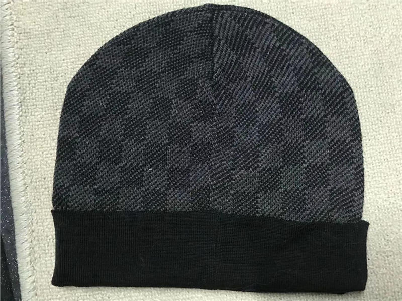 

2021 Autumn And Winter Fashion Popular Real Fur Pom-pom Knitted Beanies Good Quality Winter Warm Skull Hats Cuff Beanie Caps For Men's 678, Blue;gray