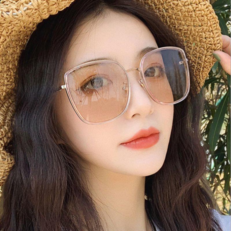 

2020 Plastic Classic Vintage Sunglasses Women Oversized Round Frame Designer Female Glasses Big Shades Oculos1