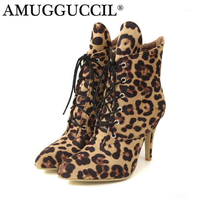

Plus Big Size 32-46 Black Yellow Gray Zip Lace Up High Heel Autumn Winter Girls Females Ladies Ankle Women Boots X17371