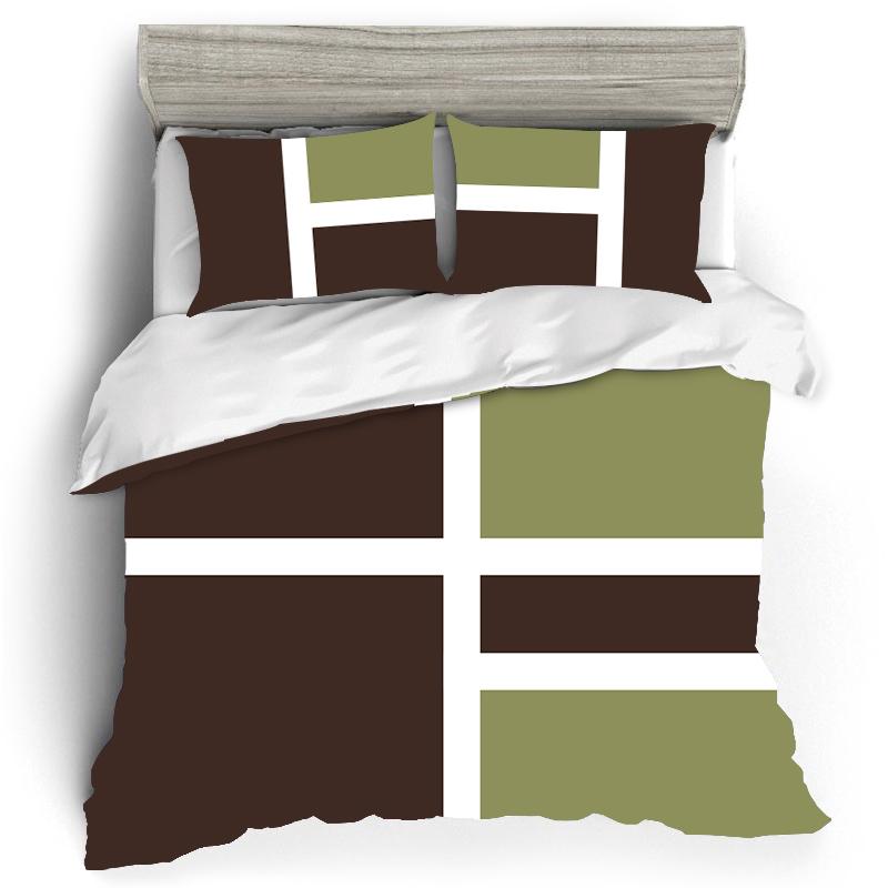 

Green And Blue High Quality Bedding Set Bedding Set Luxury Duvet Cover Bed Sheets Pillow Cases Home Textile Bed Linen Cotton, Cd1632