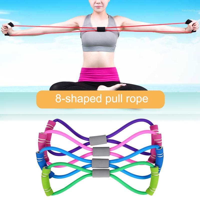 

Newly Resistance Bands Chest Expander Rope 8 Word Elastic for Yoga Muscle Fitness Exercise1, Green