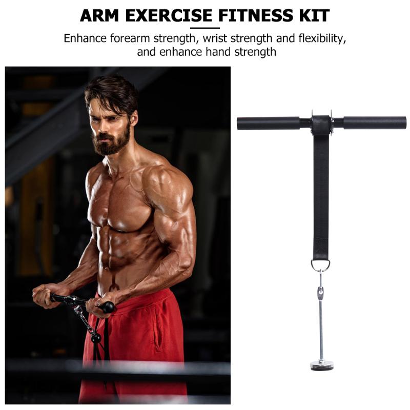 

Strength Trainer Hand Grip Exerciser Workout Weight Lifting Rope Waist Roller for Easy Safety Working-out Ornaments