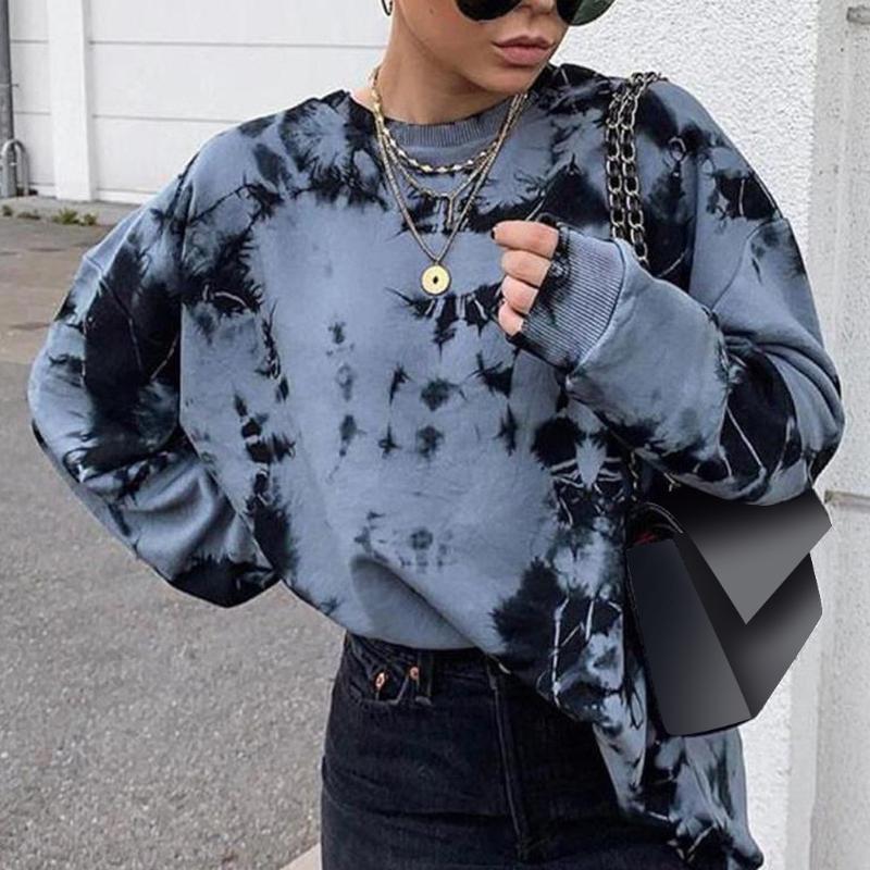 

Fashion Women Sexy Flare Sleeves Stripe Geometric Printing V-Neck Mini Dress, Blue