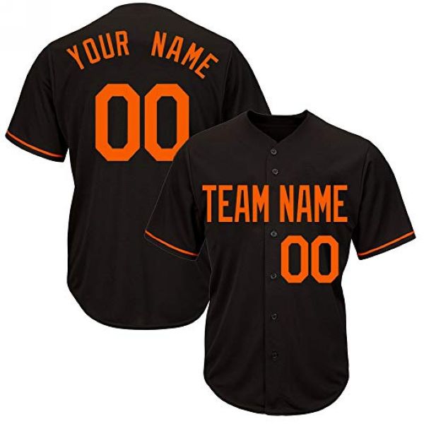 

Custom Black Baltimore Style Baseball stitched Jersey Any name any number mens women Youth jersey Personality jersey, As pics