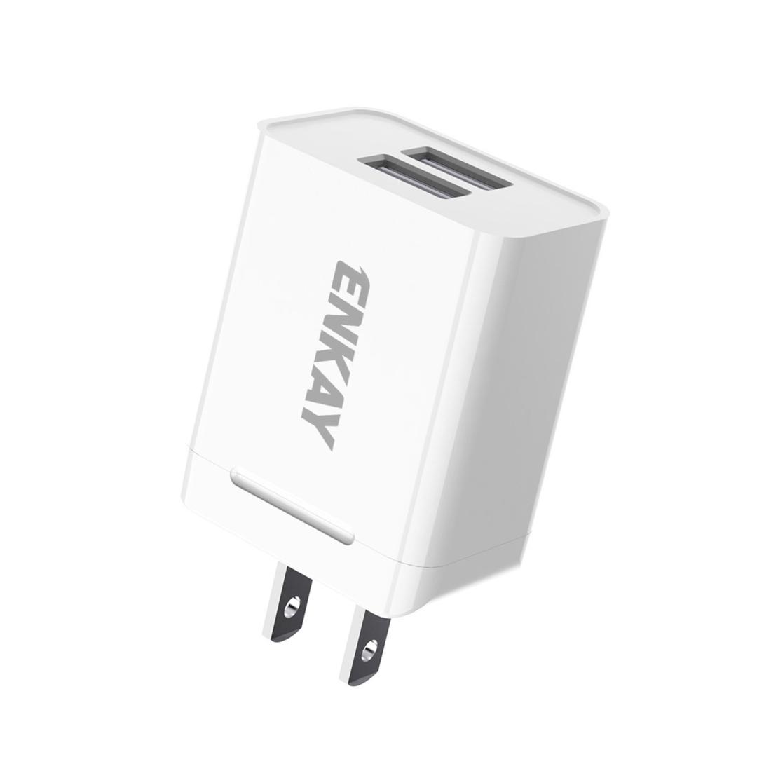 

ENKAY Hat-Prince U008-1 105W 21A Dual USB Fast Charging Travel Charger Power Adapter US Plug