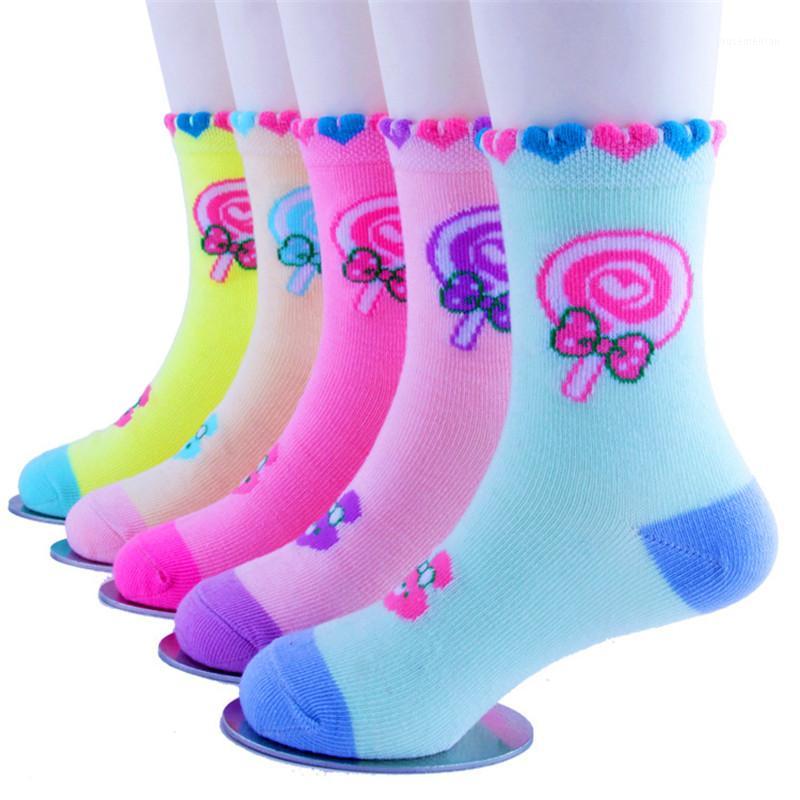 

5Pairs/Lot Breathable Cotton Kid Socks For Boys Girls Socks 1-11 Years Cartoon Baby autumn and winter Children Sock1