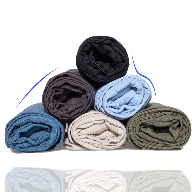 

2021 New Fashion Men Comfortable Breathable ,summer Casual Large Size Men' Straight Linen Trousers Nure, Blue