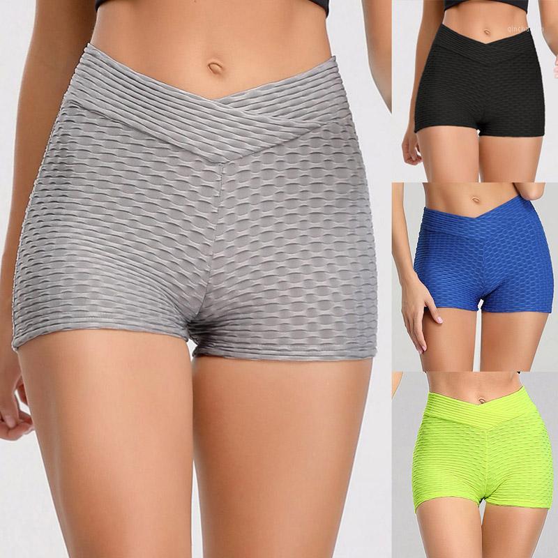 

Women' High Waist Workout Shorts Sport Running Fitness Leggings Female Yoga Shorts Gym Yoga Leggings Casual Athletic Pants1, Blue