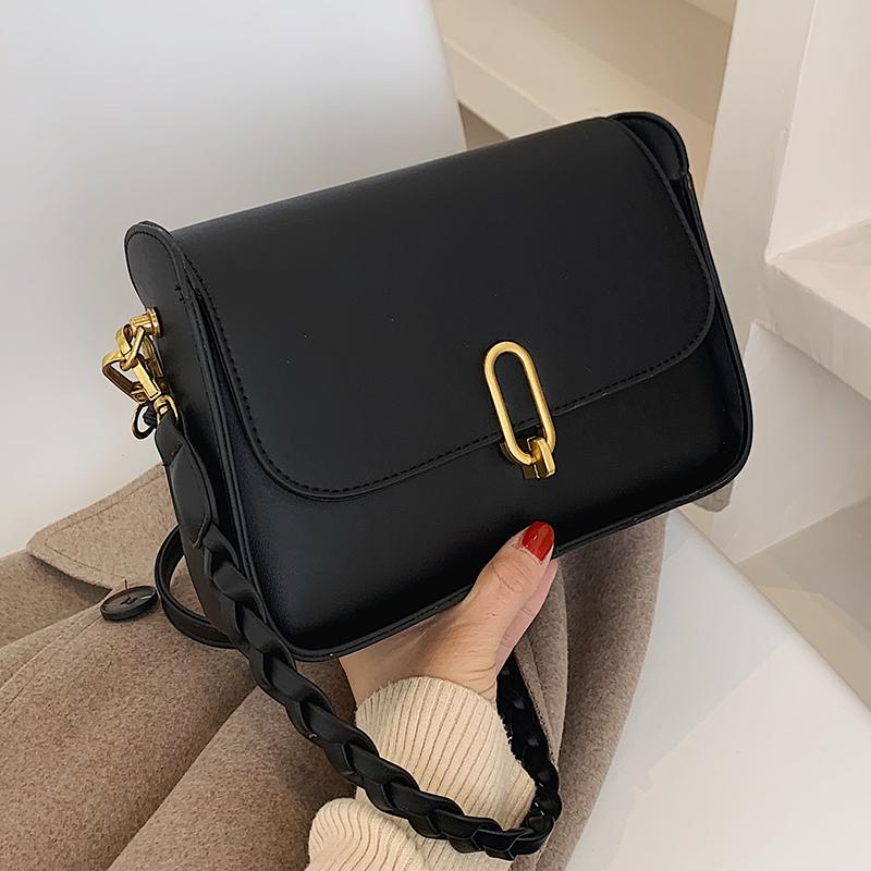 

High Quality Women Small Pu Leather Handbags Shoulder Bags Fashion Ladies Purses Crossbody Bag Casual Female Messenger Bags New, Black