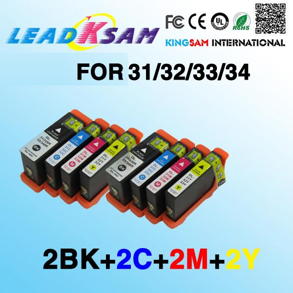 

8x ink cartridges compatible for 31 32 33 34 V525w V725w printer