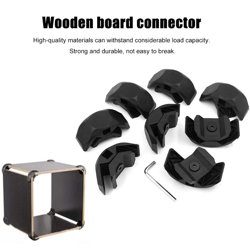 

8pcs Angle Clip Kit DIY Table Storage Shelf Corner Clip Fixer Angle Clamps Connector for Woodworking DIY Furniture Tool