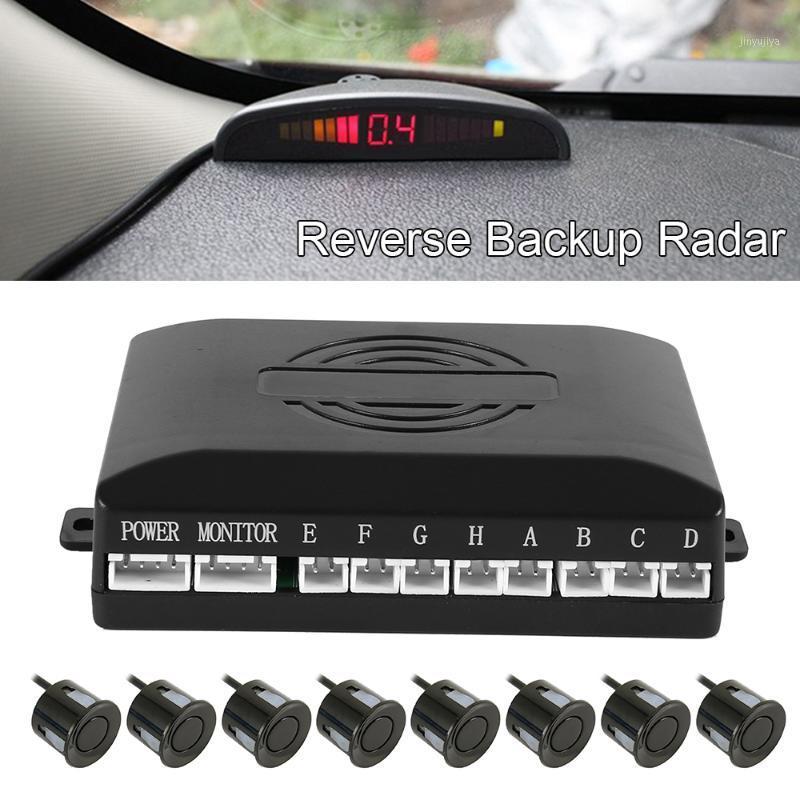 

8 Sensors Radar Car Parking Sensor Kit with LED Display Buzzer Voice Reverse Radar Monitor Detector Security Alert System1