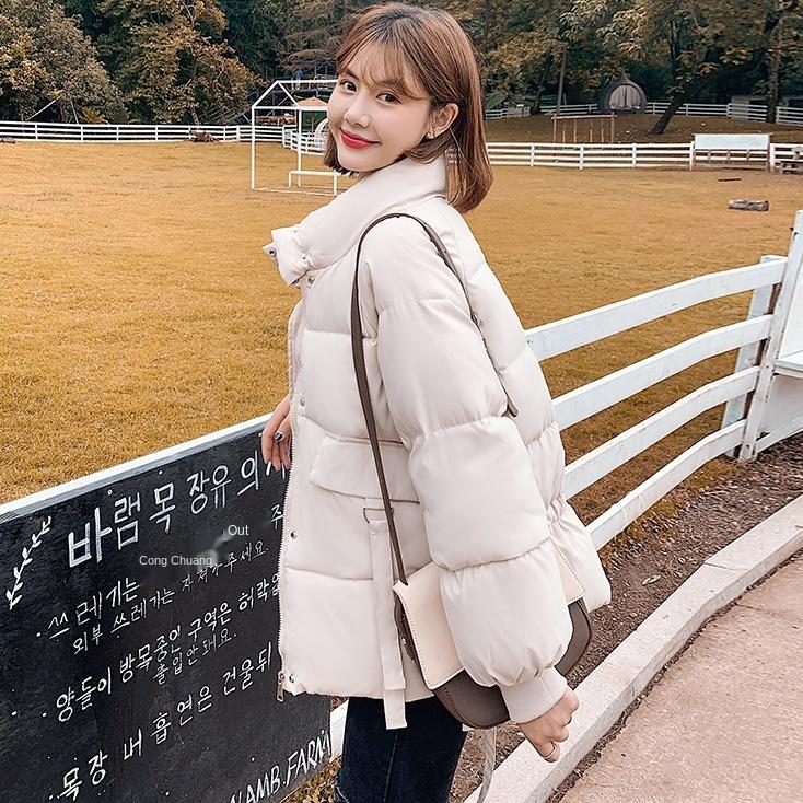 

2020 Rushed Hot Sale Polyester Acetate Coat Winter Clothes Women' Korean Style Loose Jacket Thickened Puffer Ins Fashion, Beige