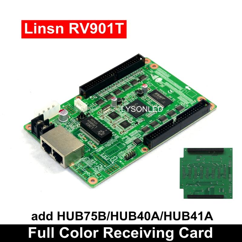 

Linsn RV901T Add Hub41A Hub40A Hub75B Adapter For Outdoor Full Color LED Display Usage