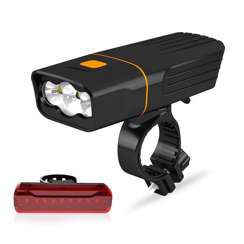 

Bicycle Light 16000 Lumen USB Rechargeable Bicycle Light Runtime 10 hrs 3*T6 Cycling Waterproof Headlamp with Safe1