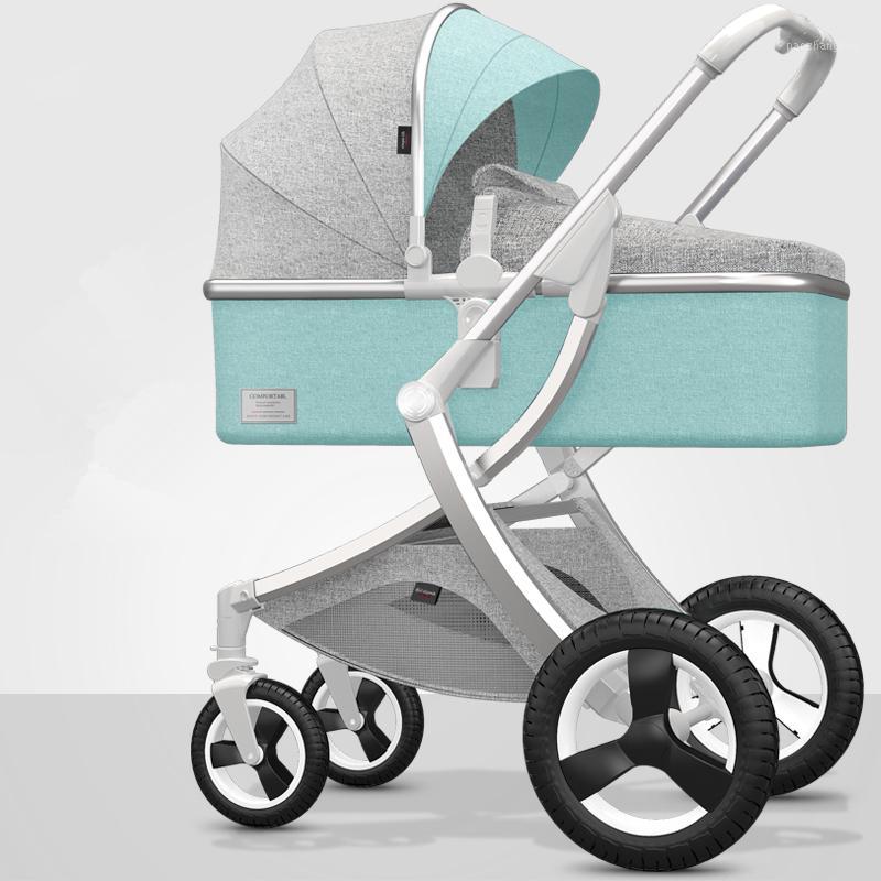 

8.9Kg Adjustable Luxury Baby Stroller 3 in 1 Portable High Landscape Luxury Stroller Hot Mom Pink Travel Pram Pushchair1