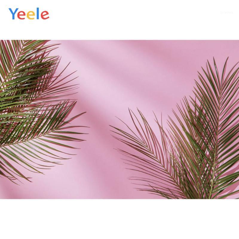 

Yeele Photography Backdrops Tropical Leaves Party Wedding Portrait Pink Cloth Photographic Backgrounds For The Photo Studio1
