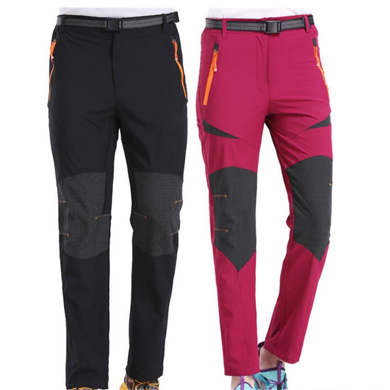 

Outdoor Summer Quick-drying Pants Waterproof Breathable Comfortable for Men and Women Hiking Mountain Climing Trousers, Green men