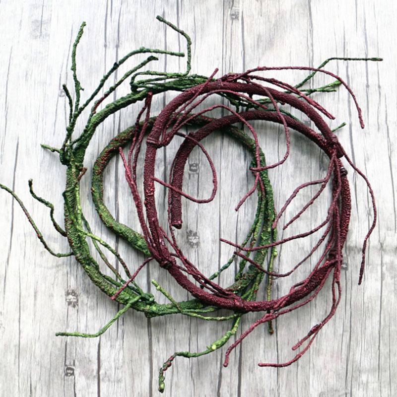 

New 150cm Natural Realistic Fake Plants Branch Foam Tree Rattan Home Decoration Artificial Plant Wall Decor Accessories, Green