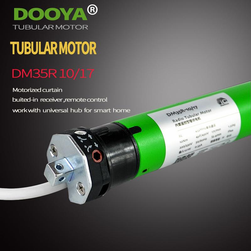 

High Quality Original Dooya Tubular Motor 220V 50MHZ DM35R Motorized Rolling Blinds biulted -in receiver 433MHz for smart home