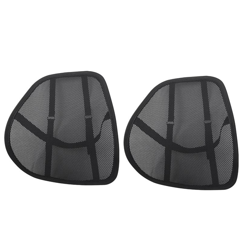 

Pillow Waist Support With Double-Layer Mesh Back Cushion, Suitable For Car Seat Office Chair
