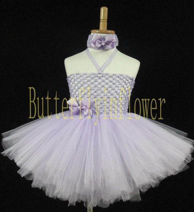 

Colorful baby 3layers crochet tutu dress girls handmade ballet tulle dress with grosgrain bow and headband kids tutus 30pcs/lot, Multi