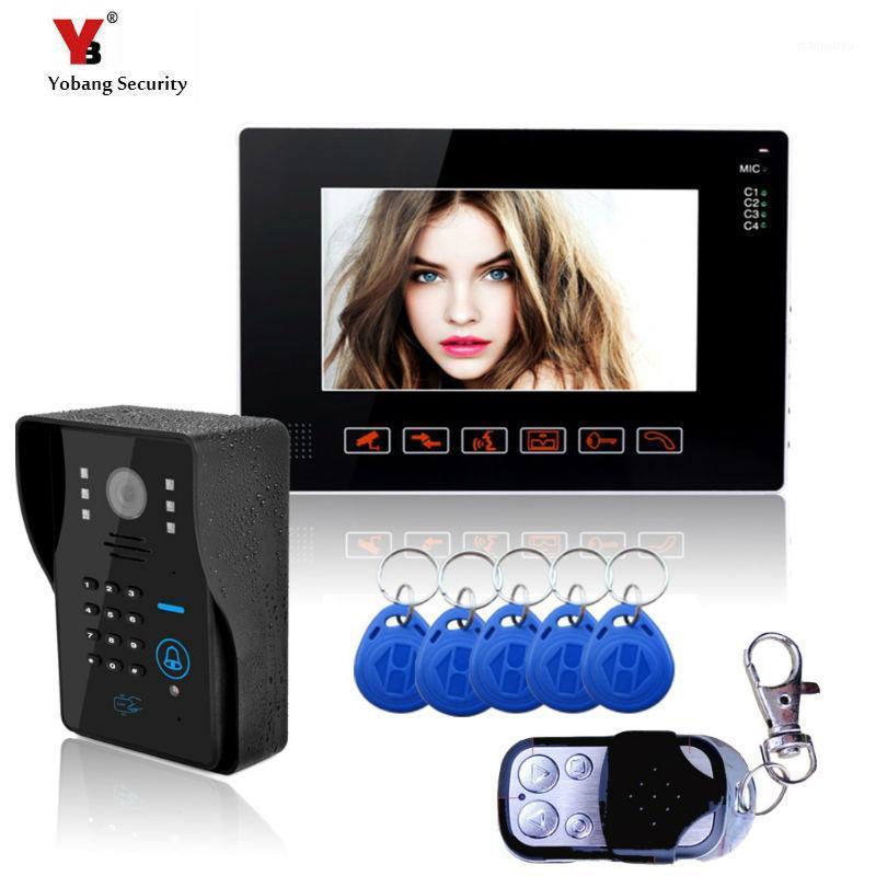 

Yobang Security 9 Inch Video Intercom Night Vision Touch Buttion Video Doorbell Phone Apartment Doorbell Intercom 5pcs1