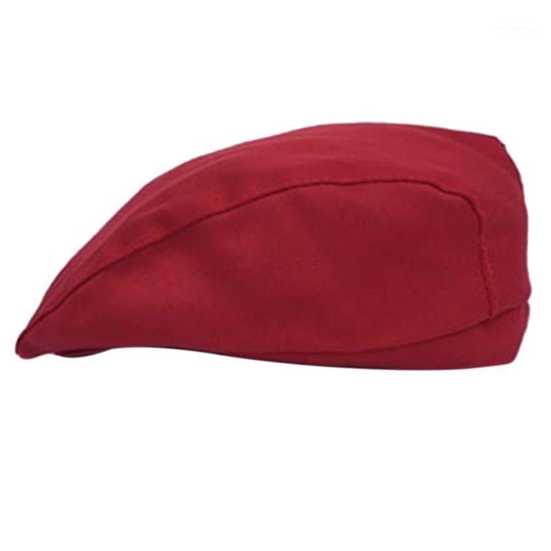 

Mens Womens Chef Hat Pastry Baker Kitchen Cook Coffee Shop Duckbill Beret Cap1