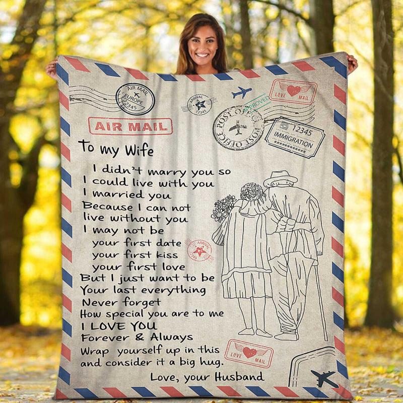

Comfortable Wrap Blanket Perfect Letter Blanket A Gift For Family Friends Lovers All Season Quilt For Bed Soft Warm