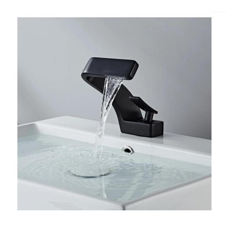 

Basin Faucet Modern Black Bathroom Mixer Tap Brushed Gold/Nickel/Chrome Wash basin Faucet Hot and Cold Sink New1