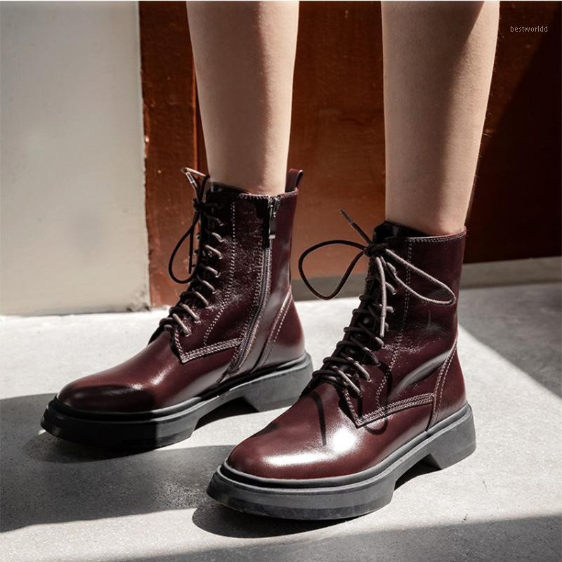 

with boots new female 2020 autumn thin kind of ins handsome thick bottom web celebrity locomotive short boots1, Black