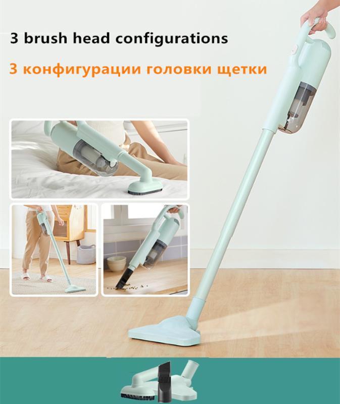 

220V Electric Household Hand Held Vacuum Cleaner Wireless Handheld Dust Collector and Aspirator Mite Cleaner With 3 Brush Heads1